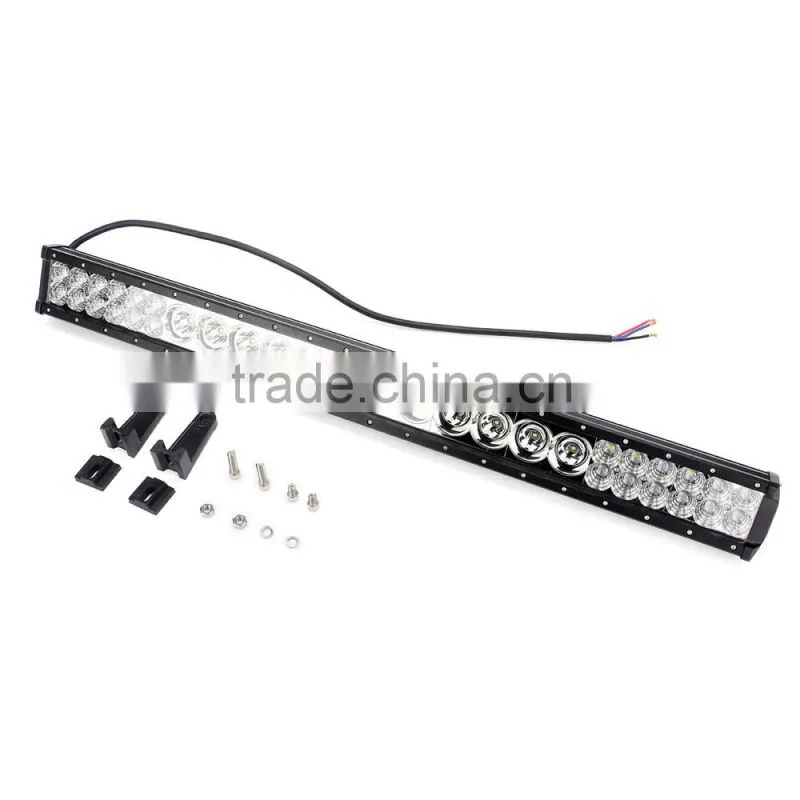 super bright 192w offroad led light bar with 3w 10w cree chips mixed