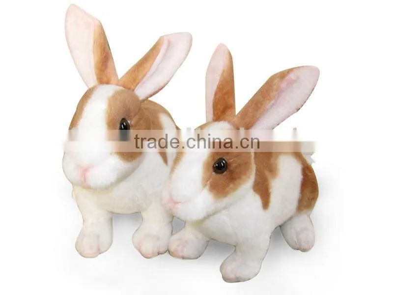 Brown stuffed toy bunny