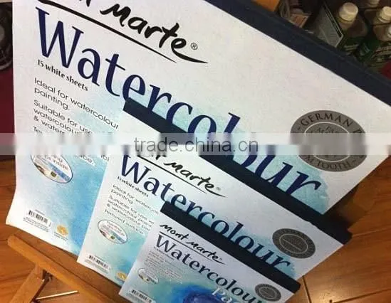 Mont Marte Watercolour Pad German Paper A5 180gsm 15 sheet