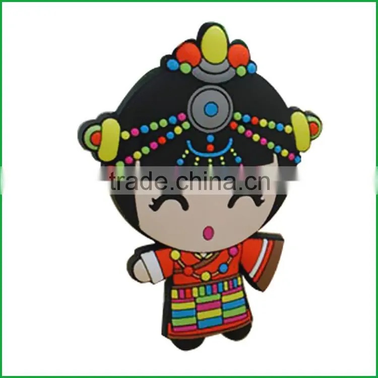 2016 cute 3d bear fridge magnet pvc for home deco