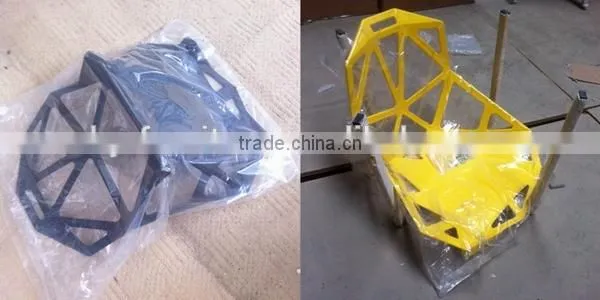 Unique Design Colorful Living Room Furniture PP Plastic Chair/ Polypropylene Chair One