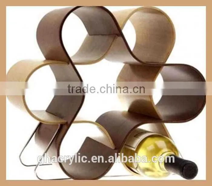 clear acrylic wine rack ,wine bottle holder