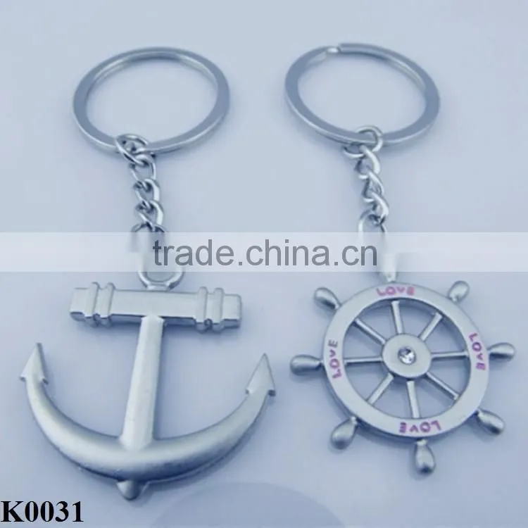 DIY metal souvenir keychain creative keychain of valentine's day gift K0032