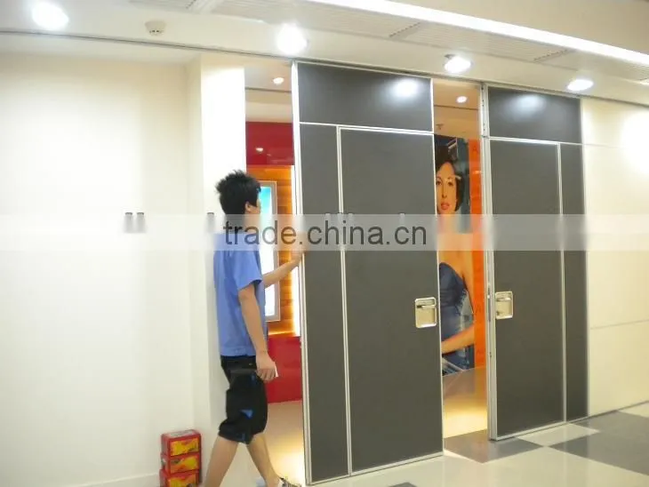 china manufacturer aluminium high quality partition wall sliding door for Multi-functional Hall