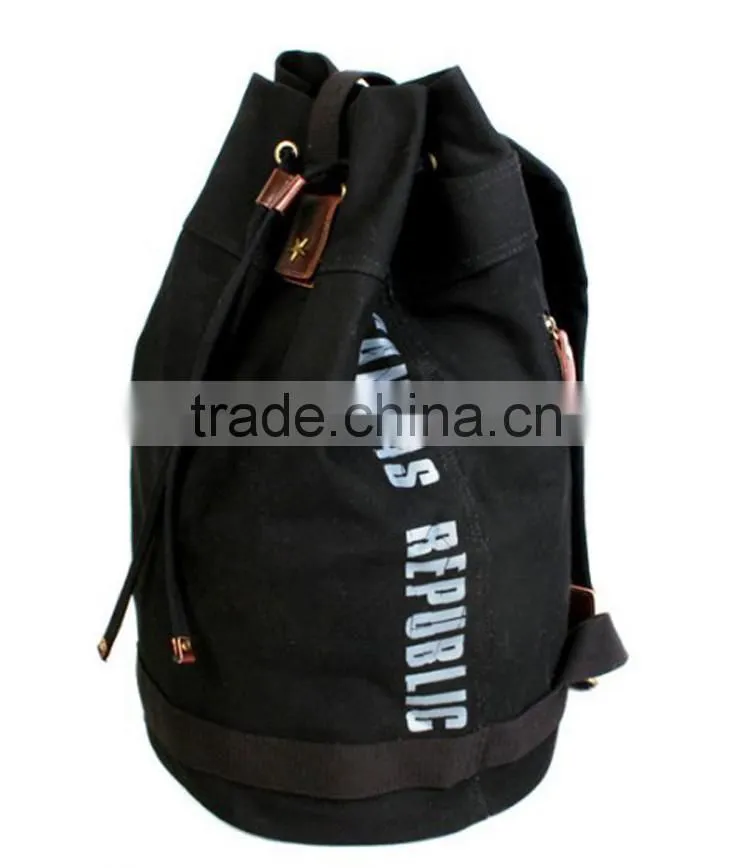 OEM drawstring backpack fashion backpack bag 2016 new products canvas drawstring backpack