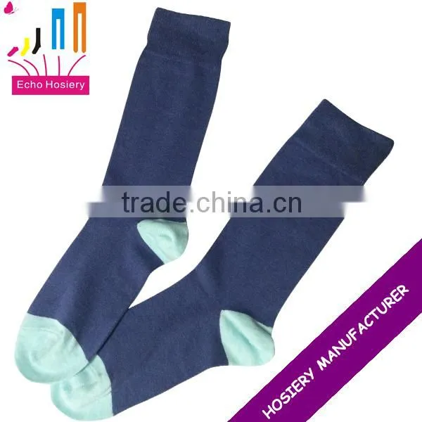 Neon Nice Strips Blue Crew Socks