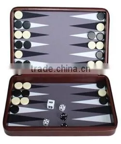 Charming Children Used Magnetic Travel Backgammon Game Set
