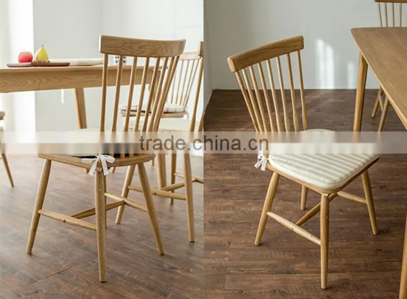 Elegance hotel wood dining chair for cafe