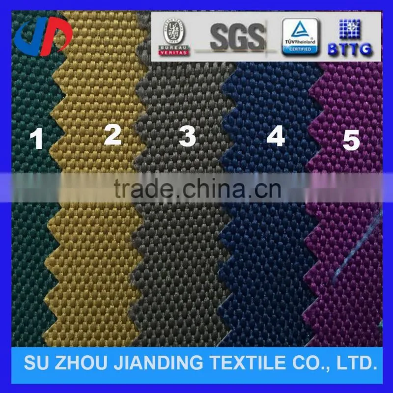 900d polyester oxford fabric pu coated for backpack