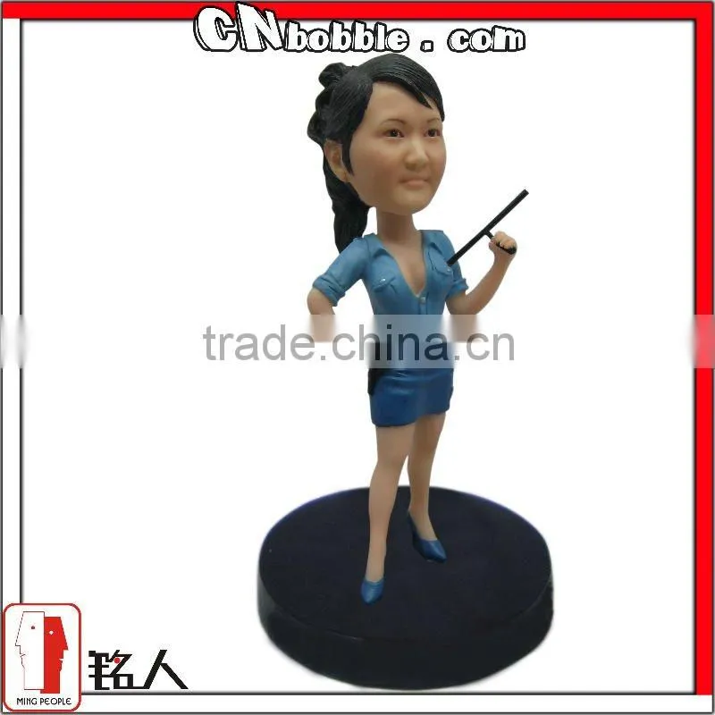 resin cute bosom female friend bobblehead