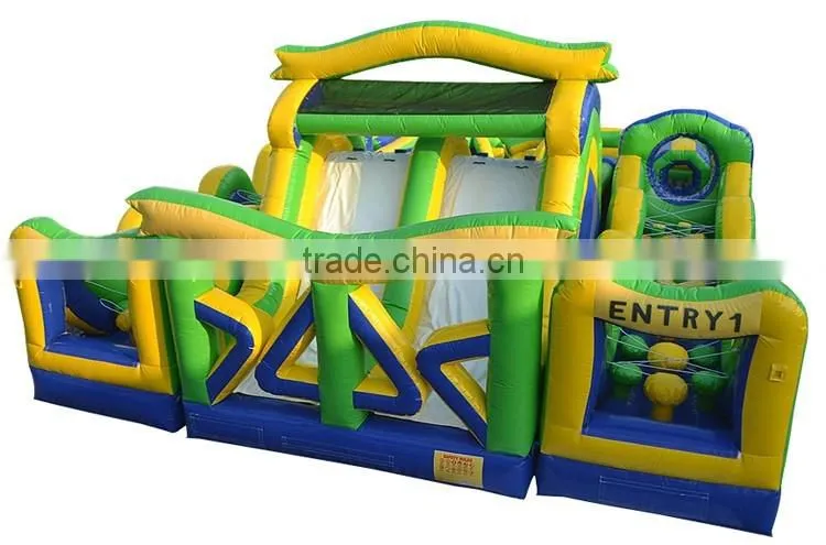 giant inflatable adrenaline rush obstacle course race game for kids n adults