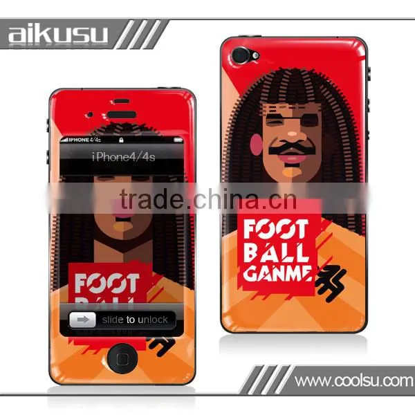 wholesale factory luxury epoxy gel skin PU case cover for iPhone 4 5s