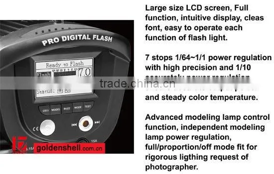 Jinbei High Power Professional Studio Flash Light P-1200 Photographic Equipment
