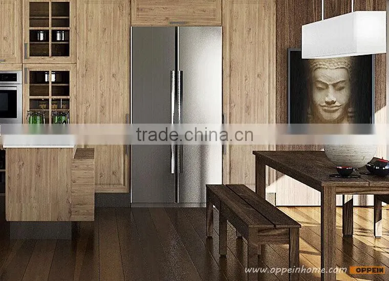 Custom Modern PVC Wooden Kitchen Furniture