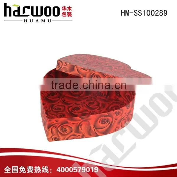 Heart shaped paper jewelry box/chocolate gift box