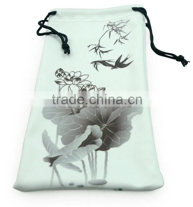 China wholesale microfiber cell phone pouch