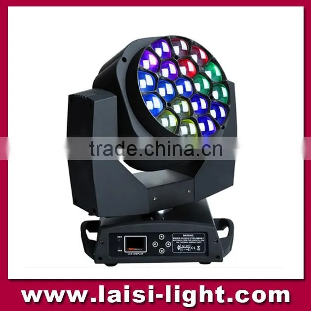 Hot Sale Disco Bar Stage Used Moving Head 19*15W LED Big Eyes Zoom Light