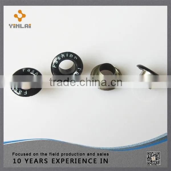 Spray plating round eyelet
