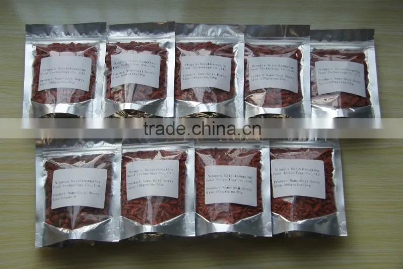Ningxia Dried Goji berries 220Grains/50G Lycium fruit for your health Ningxia Gouqizi nutrition