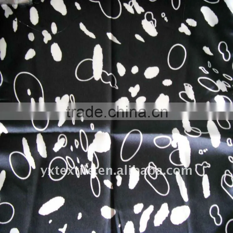 POLYESTER SATIN PRINTED FOR DRESS