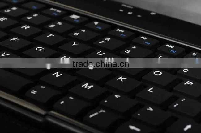 Bluetooth keyboard with leather case For ipad