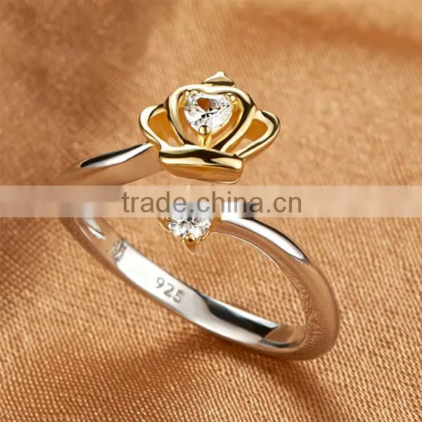 Wholesale cz diamonds jewelry fashion silver rings China