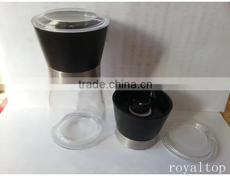 glass pepper mill