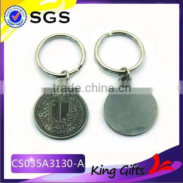 3D custom metal promotional keychain for ornament
