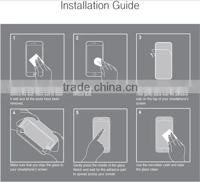 9h 0.26mm mercury tempered glass retail packaging for sony m4 aqua, for sony glass screen protector