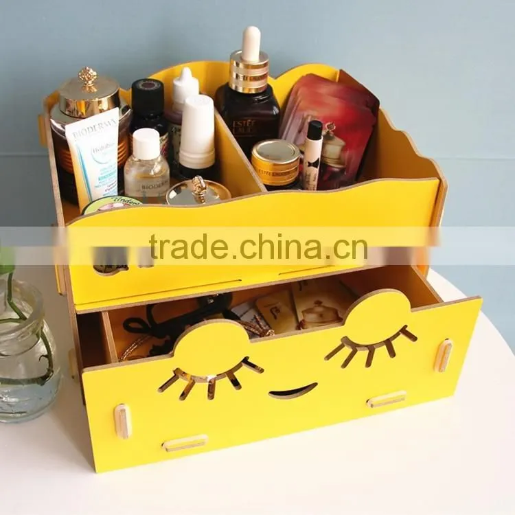 vintage wood storage boxes for makeup