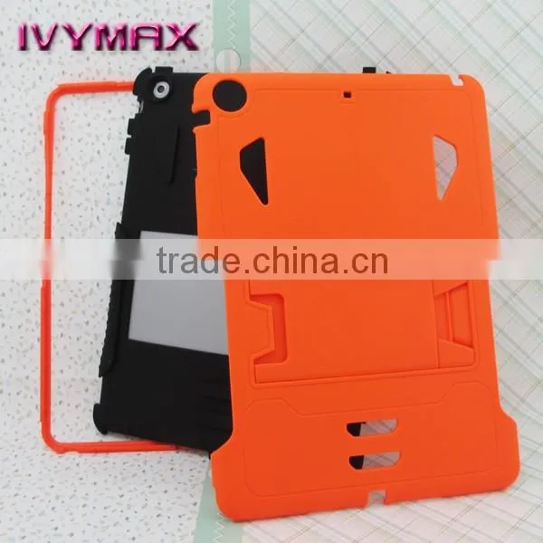 Alibaba express heavy duty armor rugged hybrid kickstand protective cover case for ipad air 9.7 inc tablet pc cover