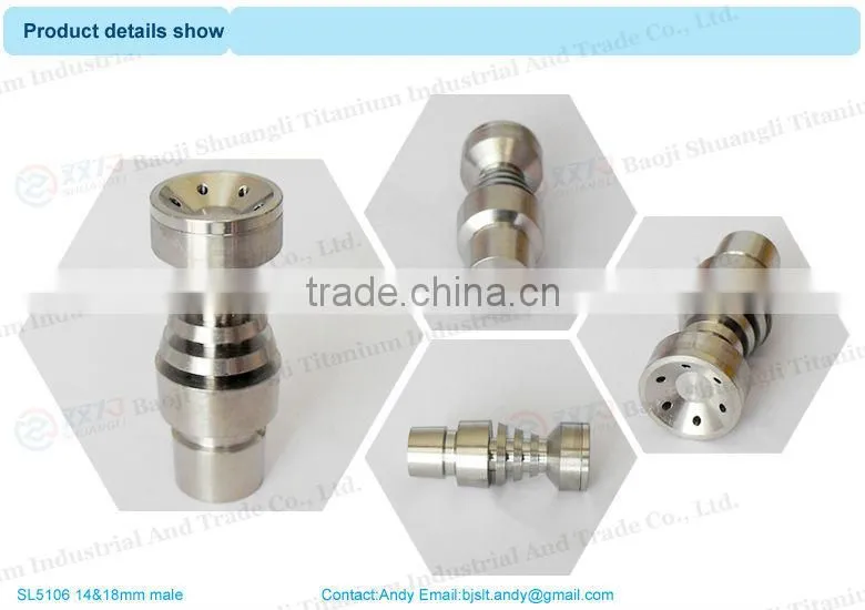 domeless male 14mm 18mm with retail packaging