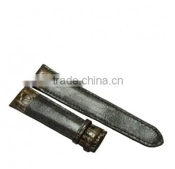 Crocodile leather watchband SCRWC-015