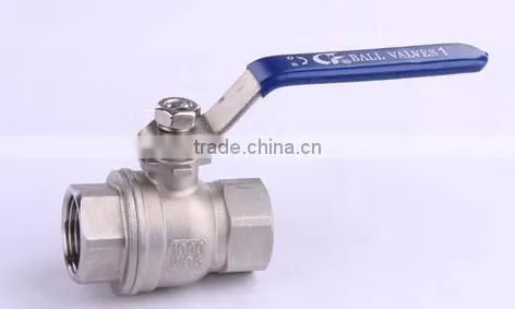 stainless steel 3 way ball valve threaded