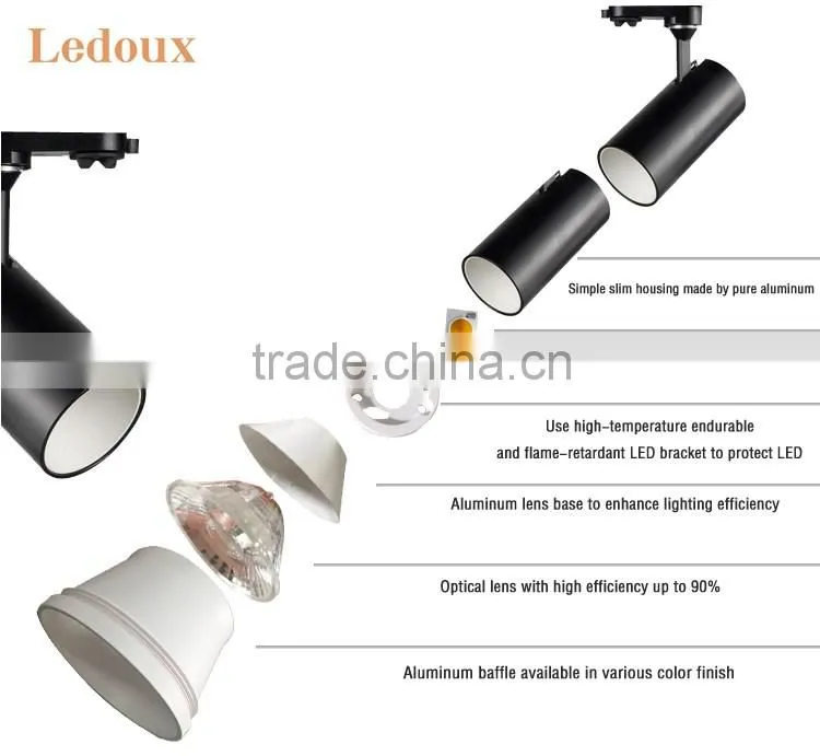 12W Dimmable LED Track Lght COB Track Light