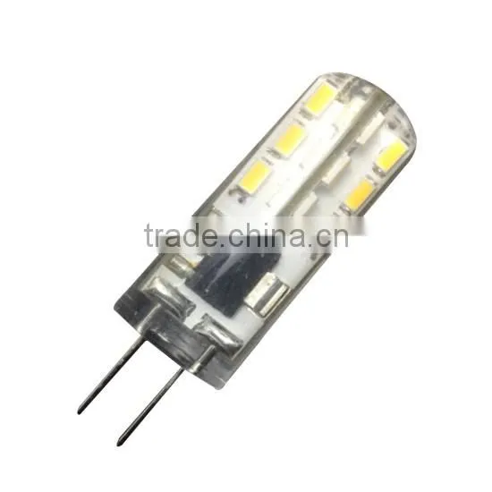 Silicone 3014smd 1.5w g4 led 12v