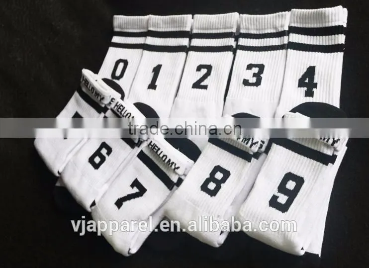 knee high soccer sock custom logo sock football sock
