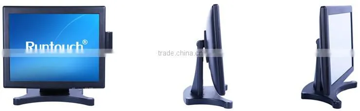 Runtouch RT-1520 New Touch Monitor with Card Reader, Speaker, HD MI, USB and VGA