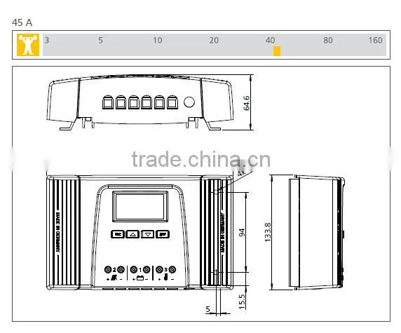 Solar Charge Controller IP31 Power Tarom 4545 (Steca series Charger Controller)