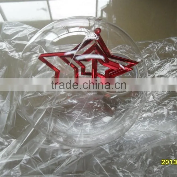 High quality christmas ball, wholesale clear glass christmas ball ornaments