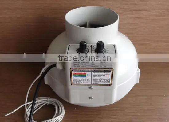 Commercial ventilation Circular inline duct fan,Temperature control