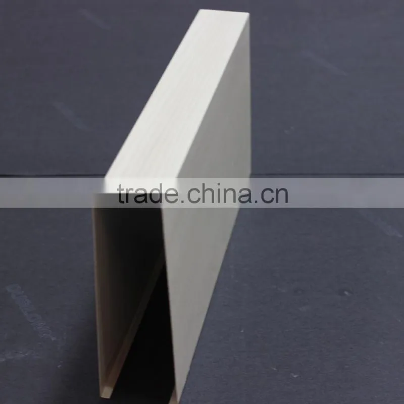 Nice Weather Resistance Wood Grain Suspended Slat Ceiling U aluminum Screen Ceiling Tiles