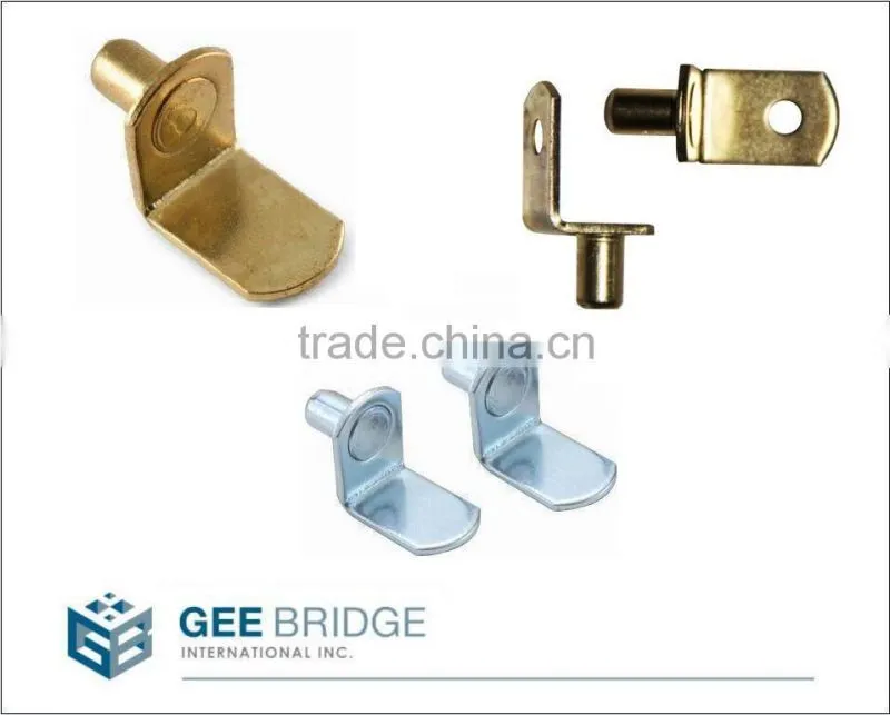 0805006 Steel Furniture Hardware Shelf Rest Support with Vinyl Cover