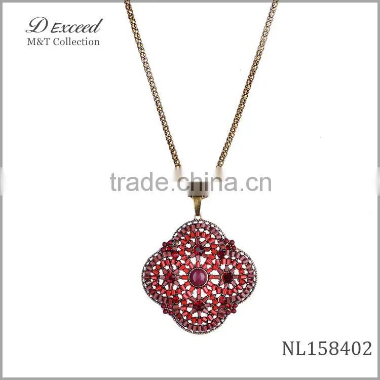 fashion square pendant necklace OEM&ODM Accept