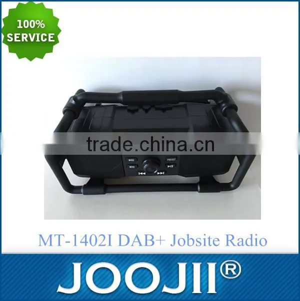 New Products JOOJII Portable Jobsite Radio,Waterproof DAB Radio