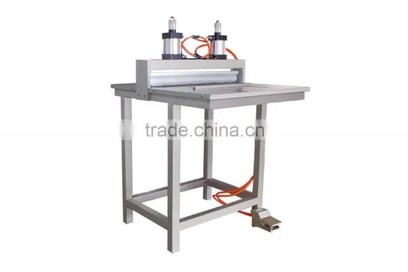 manual photo paper penumatic creasing machine
