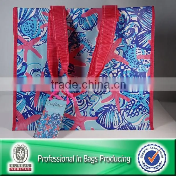 Lead-free Reusable Laminated Color PP Woven Bag