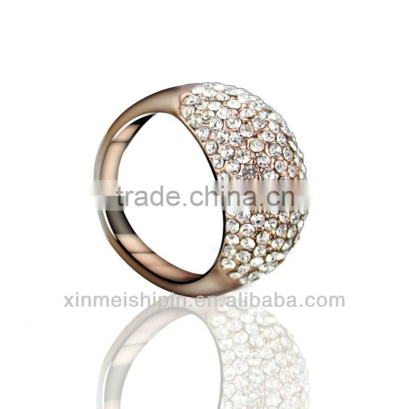New style hot sale cystal silver rings