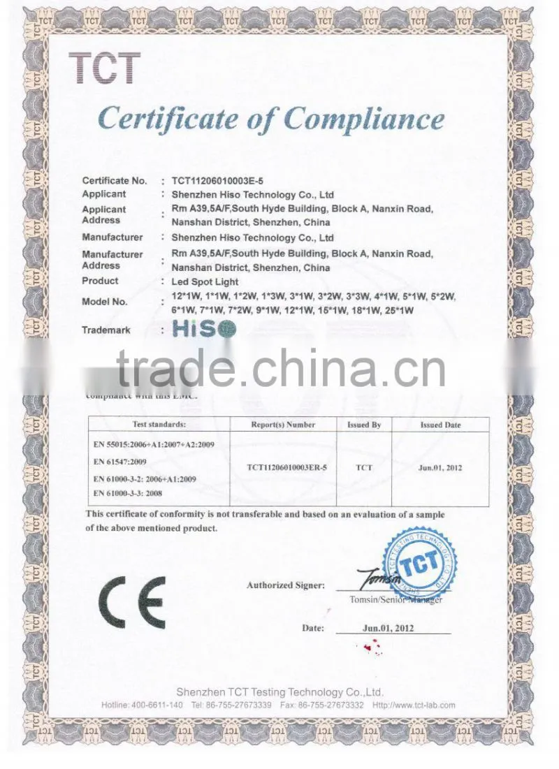 5w SMD2835 Led Spot Light with China Air Express