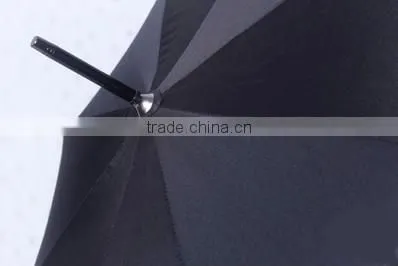 skull designs auto open straight umbrella handle led light umbrella